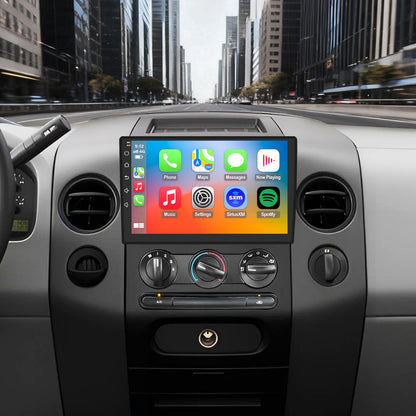 For Ford F150 2004-2008 Radio upgrade,10.1-inch QLED 8-Core CPU,touch screen Stereo,Wireless CarPlay & Android Auto,Free camera