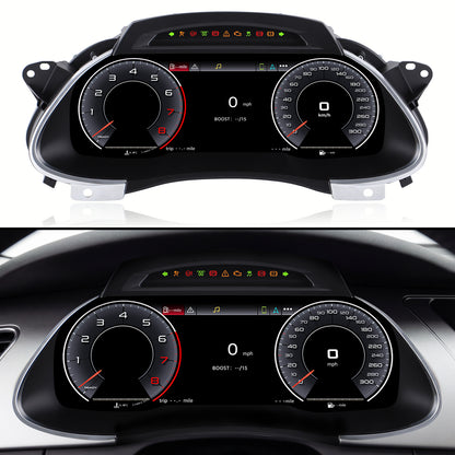 Audi A4 Digital Instrument Cluster 2009 / 2010 / 2011 / 2012 | 12.3" QLED - Topdisplay