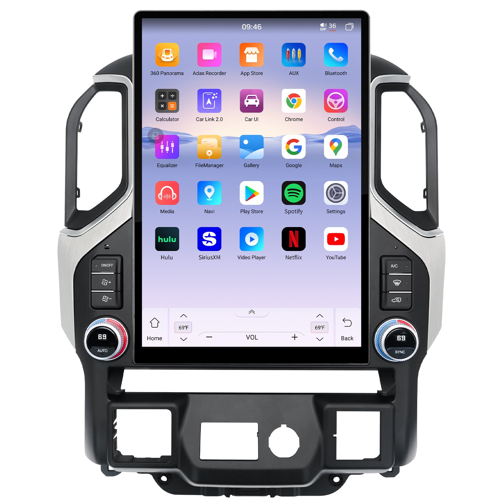 Chevy Silverado Radio upgrade 2019-2023 CarPlay Stereo Screen-Topdisplay 2019 2020 2021 2022 2023 Chevrolet Replacement Headunit Apple Android Auto Accessories Pantalla Estéreo 