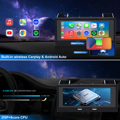 Chevy Blazer Radio upgrade 1994-1997 CarPlay Stereo Screen -Topdisplay 1994 1995 1996 1997 Chevrolet Replacement Headunit Apple Android Auto Accessories Pantalla Estéreo