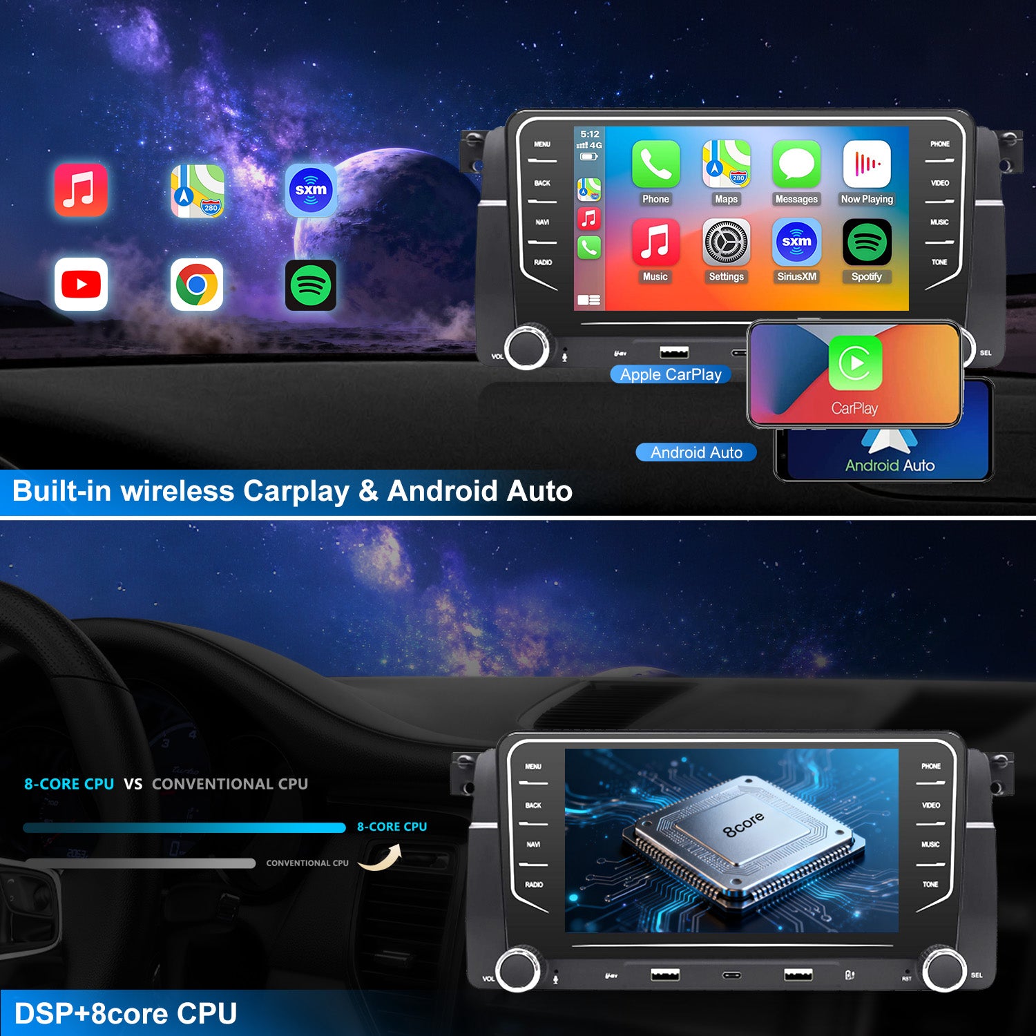 BMW 323Ci 328Ci Radio upgrade 2000 CarPlay Stereo Screen - Topdisplay 2000 Replacement Headunit Apple Android Auto Accessories Pantalla Estéreo