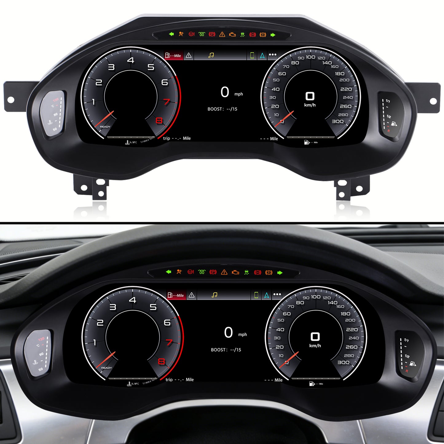 Audi A7 Digital Instrument Cluster 2013-2018 | 12.3" QLED - Topdisplay 2013 / 2014 / 2015 / 2016 / 2017 / 2018