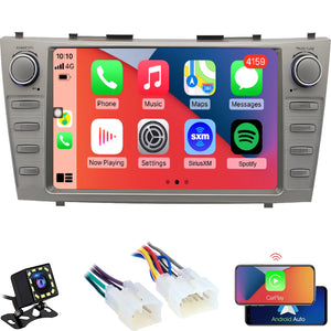 For Toyota Camry 2007-2011 Radio upgrade,9-inch QLED  8-Core CPU,touch screen Stereo,Wireless CarPlay & Android Auto,keep OEM Controls