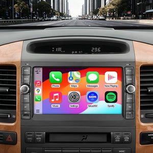 Ford Lexus GX470 Radio upgrade 2002-2009 CarPlay Stereo Screen - Topdisplay 2002 2003 2004 2005 2006 2007 2008 2009 Lexus Replacement Headunit Apple Android Auto Accessories Pantalla Estéreo