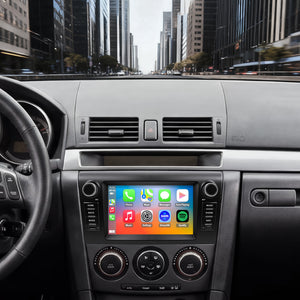 Mazda 3 radio 2003-2009 Upgrade CarPlay Screen- Topdisplay 2003 2004 2005 2006 2007 2008 2009 Mazda 3 Replacement Stereo Headunit Apple Carplay Android Auto Pantalla Estéreo