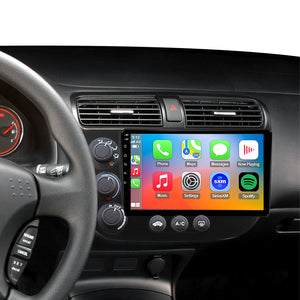 For Honda Civic 2001-2005 Radio upgrade,10.2-inch QLED  8-Core CPU,touch screen Stereo,Wireless CarPlay & Android Auto,keep OEM Controls