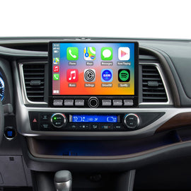 For Toyota Highlander 2014-2019 Radio upgrade,10.2-inch QLED 8-Core CPU,touch screen Stereo,Wireless CarPlay & Android Auto,keep OEM Controls