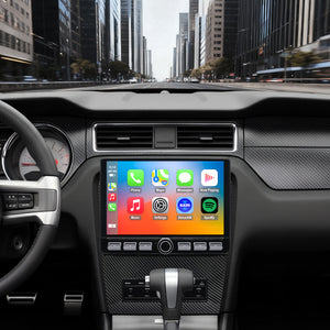 Ford Mustang Stereo replacement 2010-2014 CarPlay Radio Screen-Topdisplay 2010 2011 2012 2013 2014 Mustang Upgrade Headunit Apple Carplay Android Auto Accessories Pantalla Estéreo