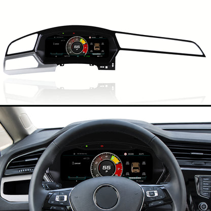 Volkswagen Touran L 2016, 2017, 2018, 2019, 2020, 2021, 2022 digital instrument cluster, 12.3" QLED digital dashboard with wireless Apple CarPlay