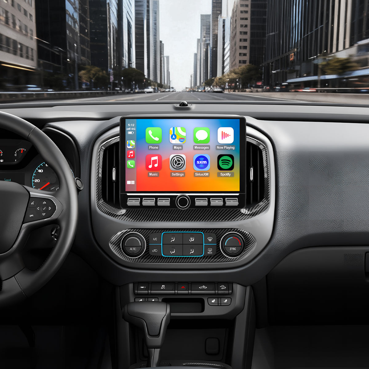 Chevy Colorado Radio upgrade 2015-2018 CarPlay Stereo Screen - Topdisplay 2015 2016 2017 2018 Chevrolet Replacement Headunit Apple Android Auto Accessories Pantalla Estéreo