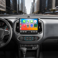 For Chevrolet Chevy Colorado 2015-2018 Radio upgrade,10.1-inch QLED 8-Core CPU,carbon fiber Style,touch screen Stereo,Wireless CarPlay & Android Auto,keep OEM Controls