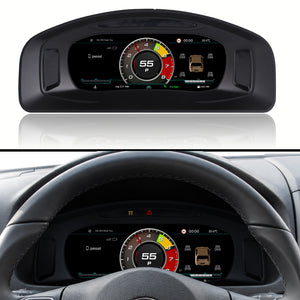 Volkswagen Multivan T5 2012-2019 10.25-inch QLED digital instrument cluster replacement
