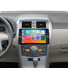 For Toyota Corolla 2009-2013 Radio upgrade,10.2-inch QLED 8-Core CPU,touch screen Stereo,Wireless CarPlay & Android Auto,keep OEM Controls