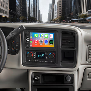 For Chevrolet Chevy Silverado 1500/2500/3500 2003-2006 Radio upgrade,7-inch QLED  8-Core CPU,touch screen Stereo,Wireless CarPlay & Android Auto,keep OEM Controls