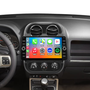 For Jeep Compass 2010-2016 Radio upgrade,10.2-inch QLED  8-Core CPU,touch screen Stereo,Wireless CarPlay & Android Auto,keep OEM Controls