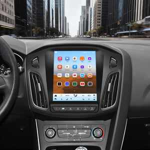 For Ford Focus 2012-2018 Radio upgrade, 9.7-inch QLED 8-Core CPU,touch screen Stereo,Wireless CarPlay & Android Auto,Free camera