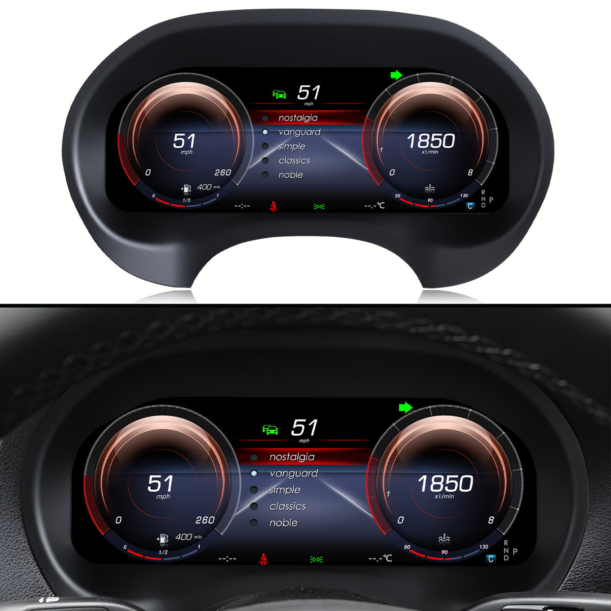 Benz Vito Digital Instrument Cluster 2016-2023 | 12.3" QLED - Topdisplay 2016 2017 2018 2019 2020 2021 2022 2023