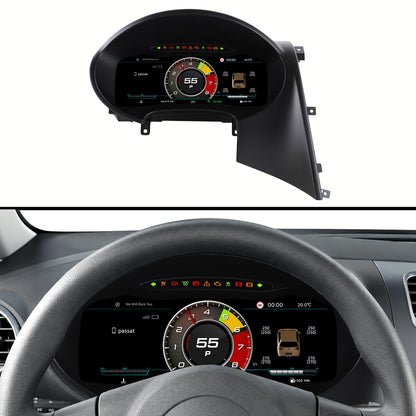 For Volkswagen SEAT Leon 2009-2012 Digital Instrument Cluster, 12.3-inch QLED Screen, Multiple UI, Wireless CarPlay, Direct OEM Replacement