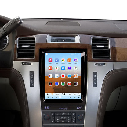 Cadillac Escalade Radio upgrade 2007-2014 CarPlay Stereo Screen - Topdisplay 2007 2008 2009 2010 2011 2012 2013 2014 Replacement Headunit Apple Android Auto Accessories Pantalla Estéreo