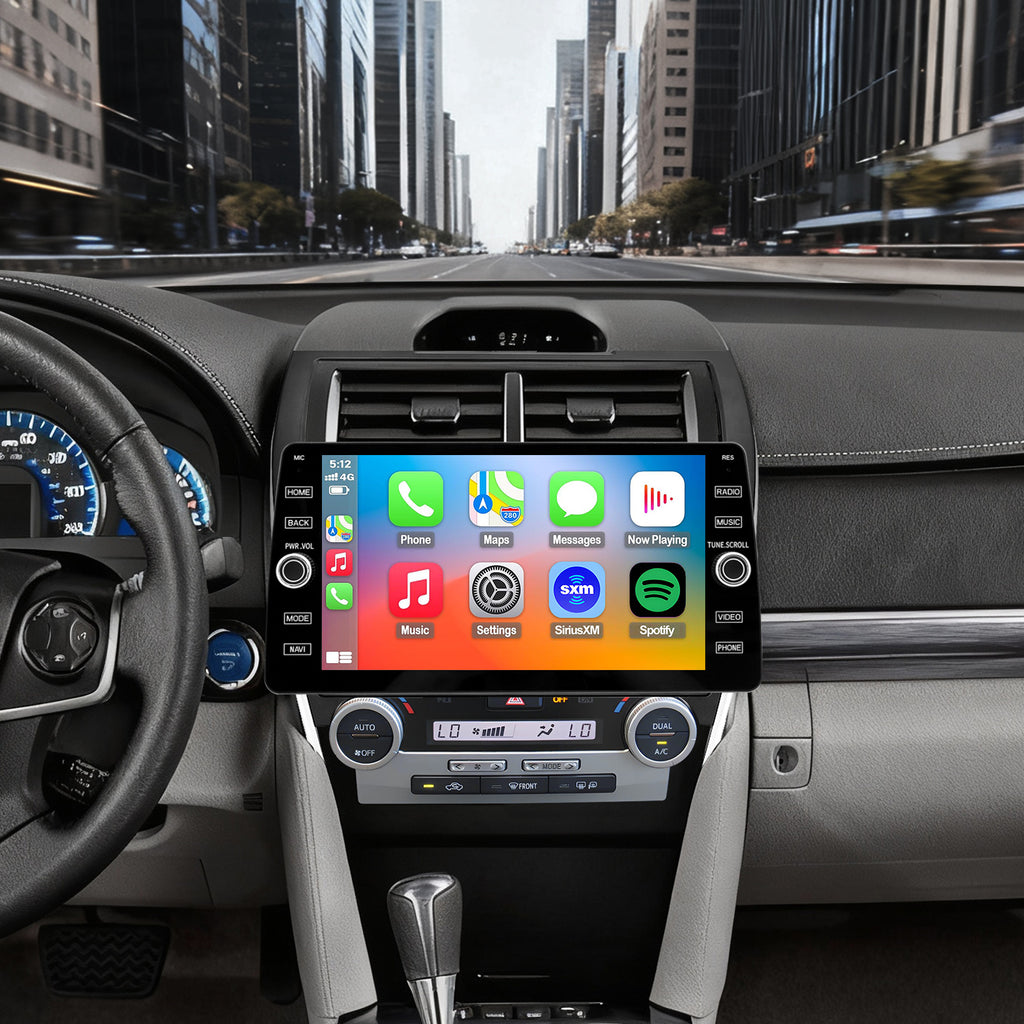 For Toyota Camry 2012-2014 Radio upgrade,10.2-inch QLED  8-Core CPU,touch screen Stereo,Wireless CarPlay & Android Auto,keep OEM Controls