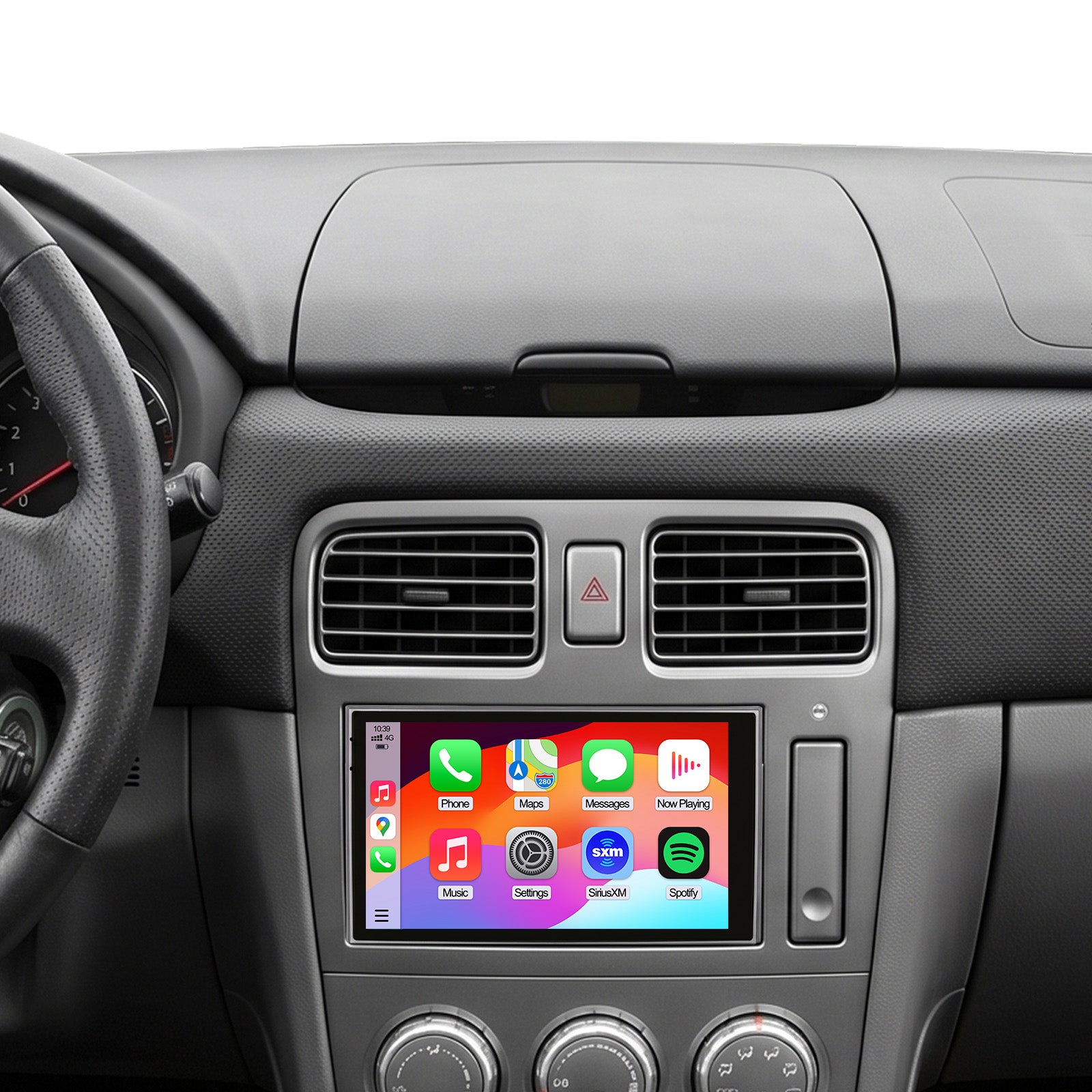 For Subaru Forester 2002-2008 radio Upgrade CarPlay Screen- Topdisplay 2002 2003 2004 2005 2006 2007 2008 Subaru Forester Upgrade Stereo Headunit Apple Carplay Android Auto Pantalla Estéreo