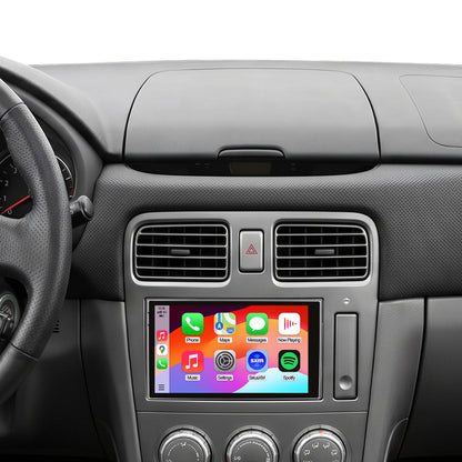 For Subaru Forester 2002-2008 radio Upgrade CarPlay Screen- Topdisplay 2002 2003 2004 2005 2006 2007 2008 Subaru Forester Upgrade Stereo Headunit Apple Carplay Android Auto Pantalla Estéreo
