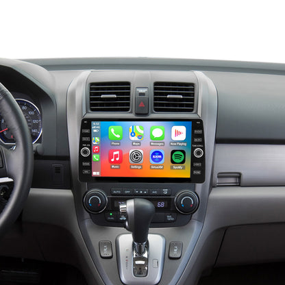 Podofo 9" Android 15 Car Stereo For Honda CR-V 2007-2011 - Wireless Apple CarPlay & Android Auto, GPS Navigation, 2GB+32GB, Quad Core