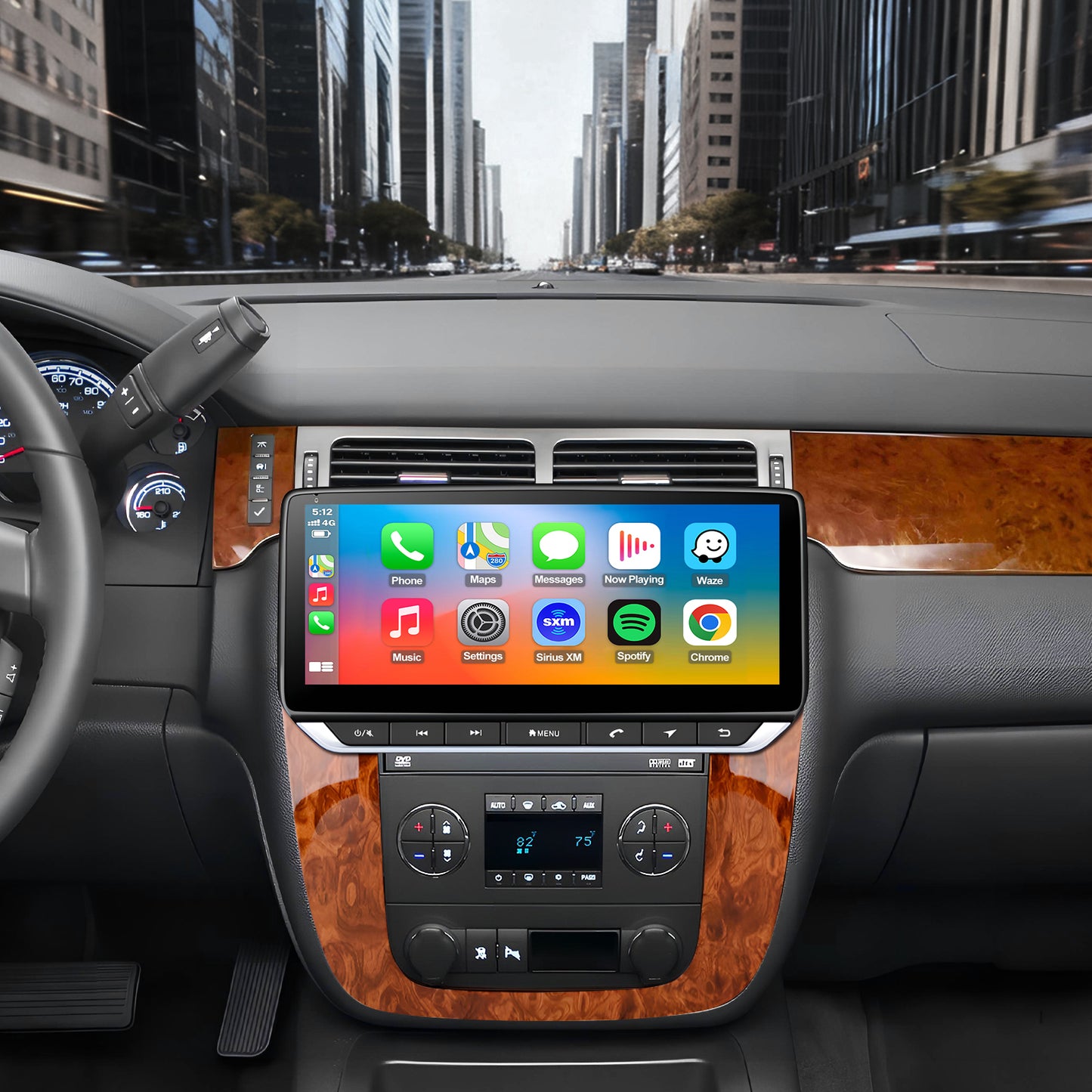 Chevy  Avalanche Radio upgrade 2007-2013 CarPlay Stereo Screen - Topdisplay 2007 2008 2009 2010 2011 2012 2013 Chevrolet