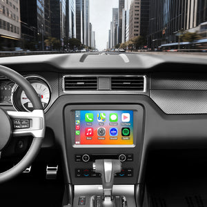 For Ford Mustang 2010-2014 Radio upgrade,9-inch QLED 8-Core CPU,touch screen Stereo,Wireless CarPlay & Android Auto,Free camera