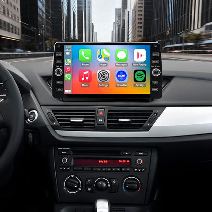 BMW X1 E84 radio Radio upgrade 2010-2015 CarPlay Stereo Screen - Topdisplay 2010 2011 2012 2013 2014 2015 Replacement Headunit Apple Android Auto Accessories Pantalla Estéreo