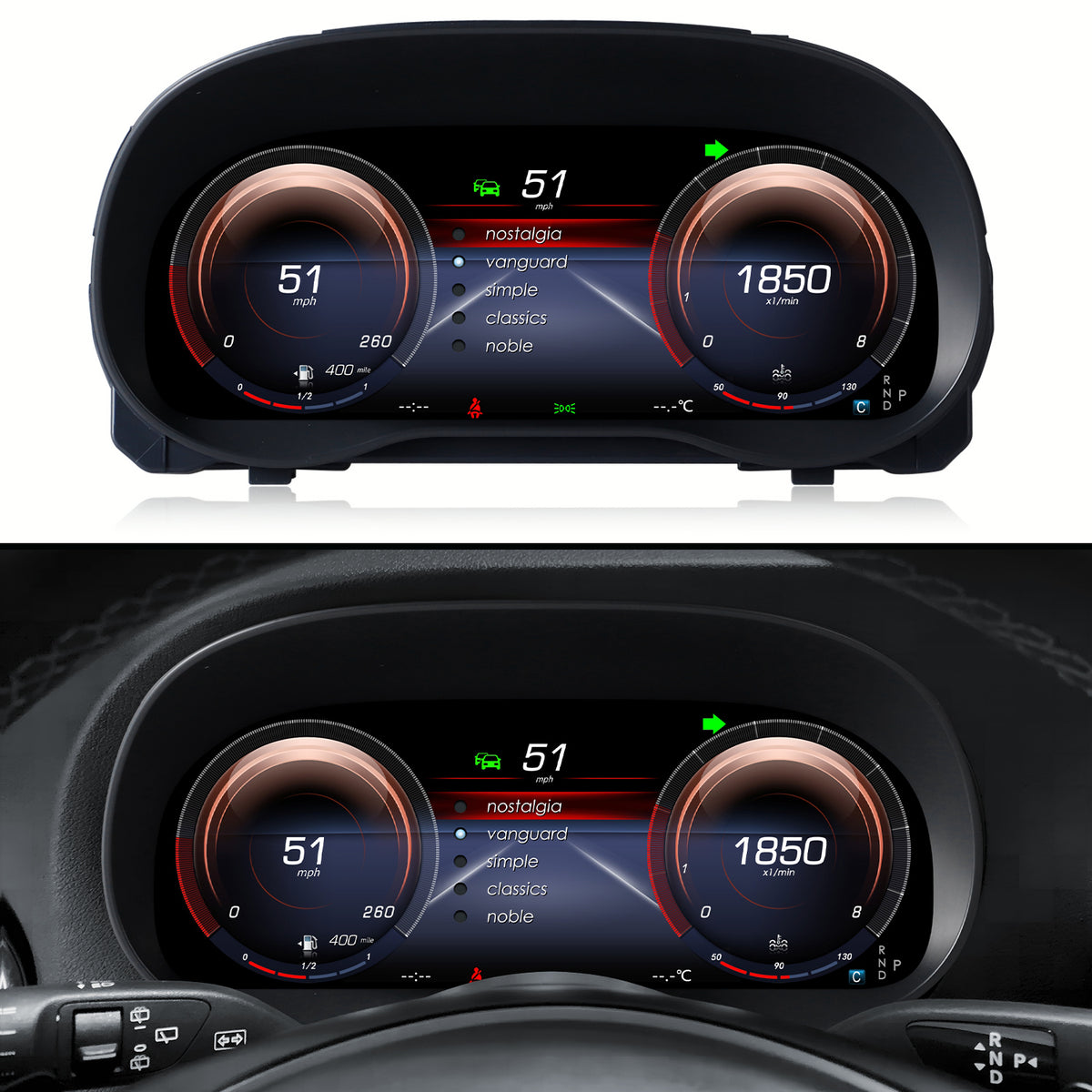 Benz Vito Digital Instrument Cluster 2024 | 12.3" QLED - Topdisplay 2024