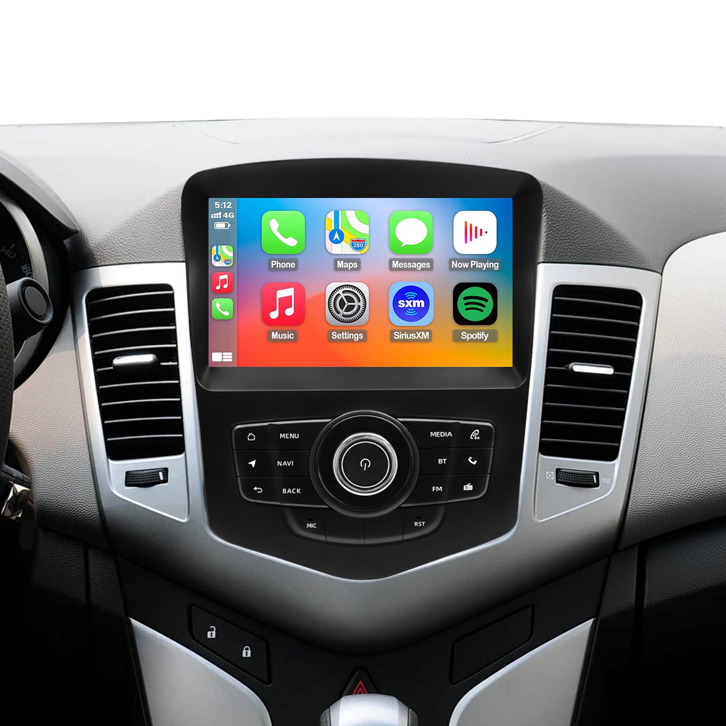 For Chevrolet Chevy Cruze 2009-2015 2016 limited Radio upgrade,10.4-inch QLED 8-Core CPU,touch screen Stereo,Wireless CarPlay & Android Auto,keep OEM Controls