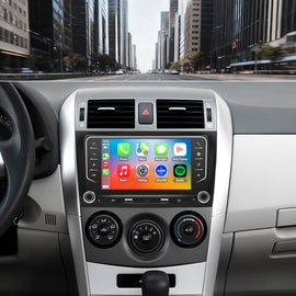 For Toyota Corolla 2009-2013 Radio upgrade,9-inch QLED 8-Core CPU,touch screen Stereo,Wireless CarPlay & Android Auto,keep OEM Controls