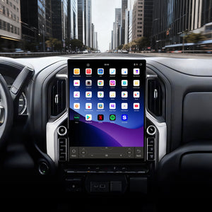 Chevy Silverado Radio upgrade 2019-2023 CarPlay Stereo Screen-Topdisplay 2019 2020 2021 2022 2023 Chevrolet Replacement Headunit Apple Android Auto Accessories Pantalla Estéreo 