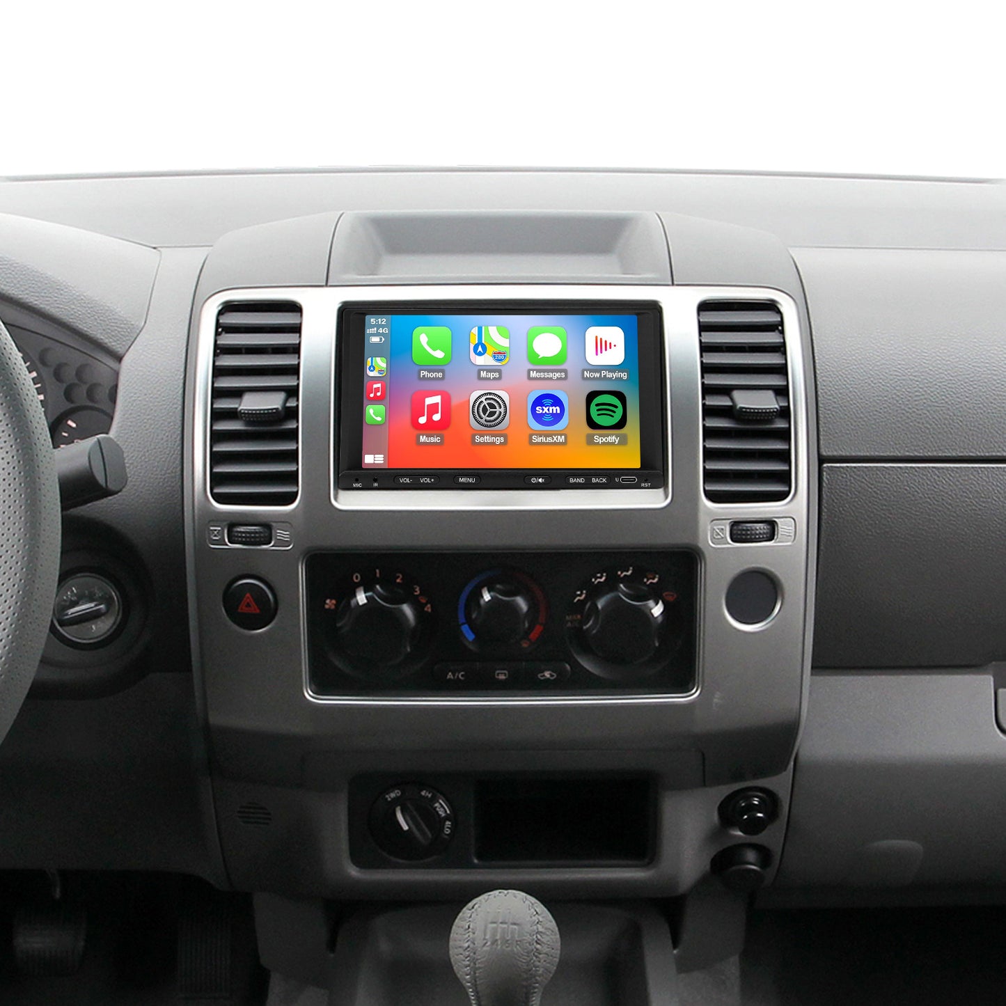 For Nissan Frontier 2005-2008 Radio upgrade,7-inch QLED 8-Core CPU,touch screen Stereo,Wireless CarPlay & Android Auto,keep OEM Controls