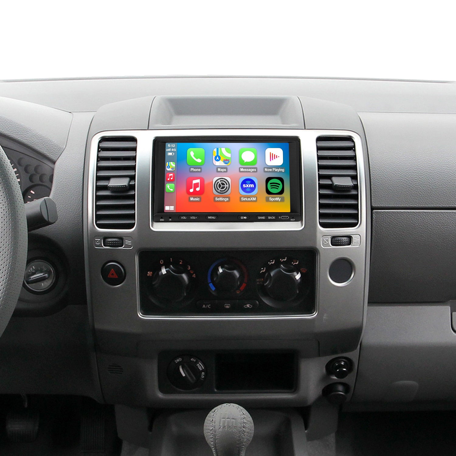 For Nissan Frontier 2005-2008 Radio upgrade,7-inch QLED 8-Core CPU,touch screen Stereo,Wireless CarPlay & Android Auto,keep OEM Controls