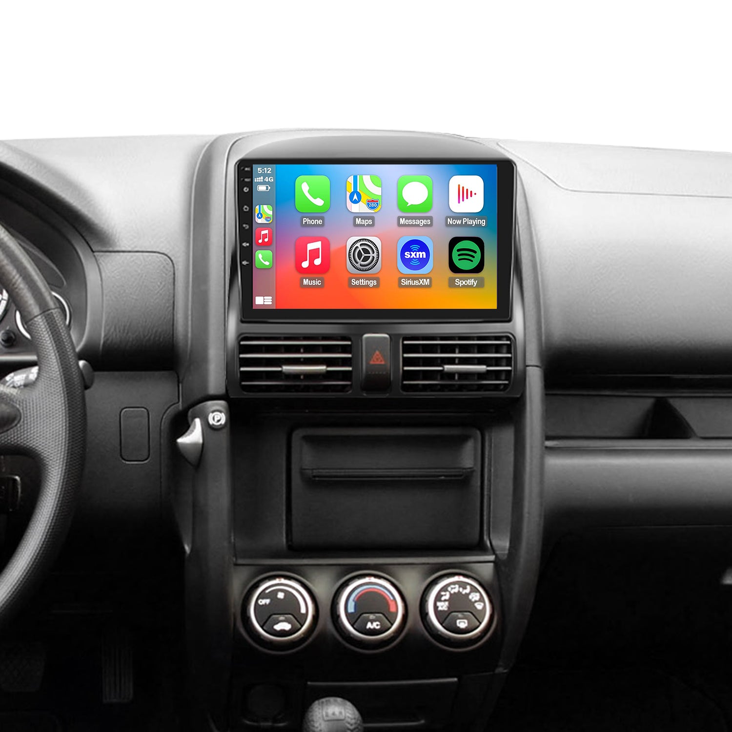 For Honda CRV 2003-2006 Radio upgrade,10.1-inch QLED 8-Core CPU,touch screen Stereo,Wireless CarPlay & Android Auto,keep OEM Controls