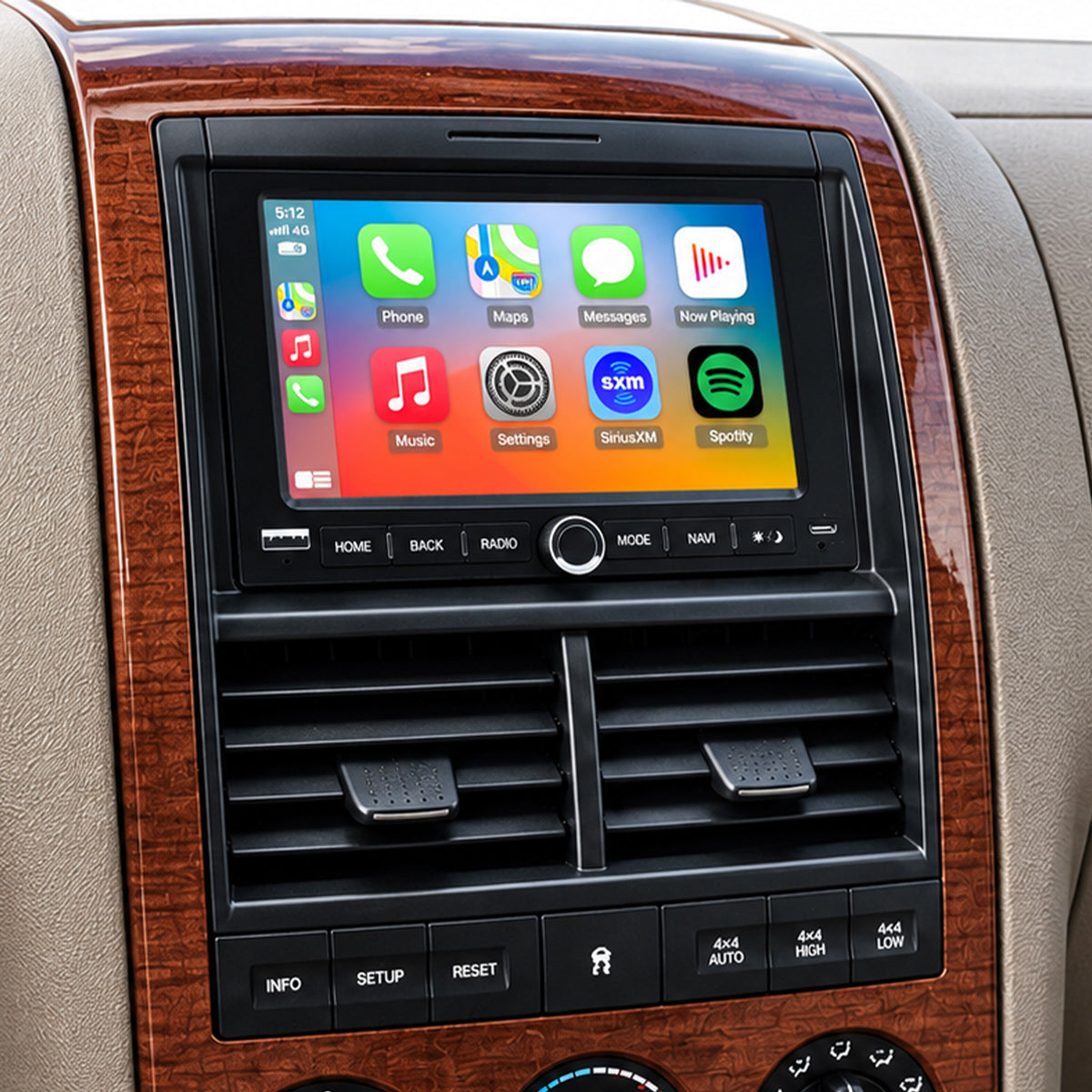 Ford Explorer Radio upgrade 2006-2010 CarPlay Stereo Screen Topdisplay 2006 2007 2008 2009 2010 Ford Replacement Headunit Apple Android Auto Accessories Pantalla Estéreo