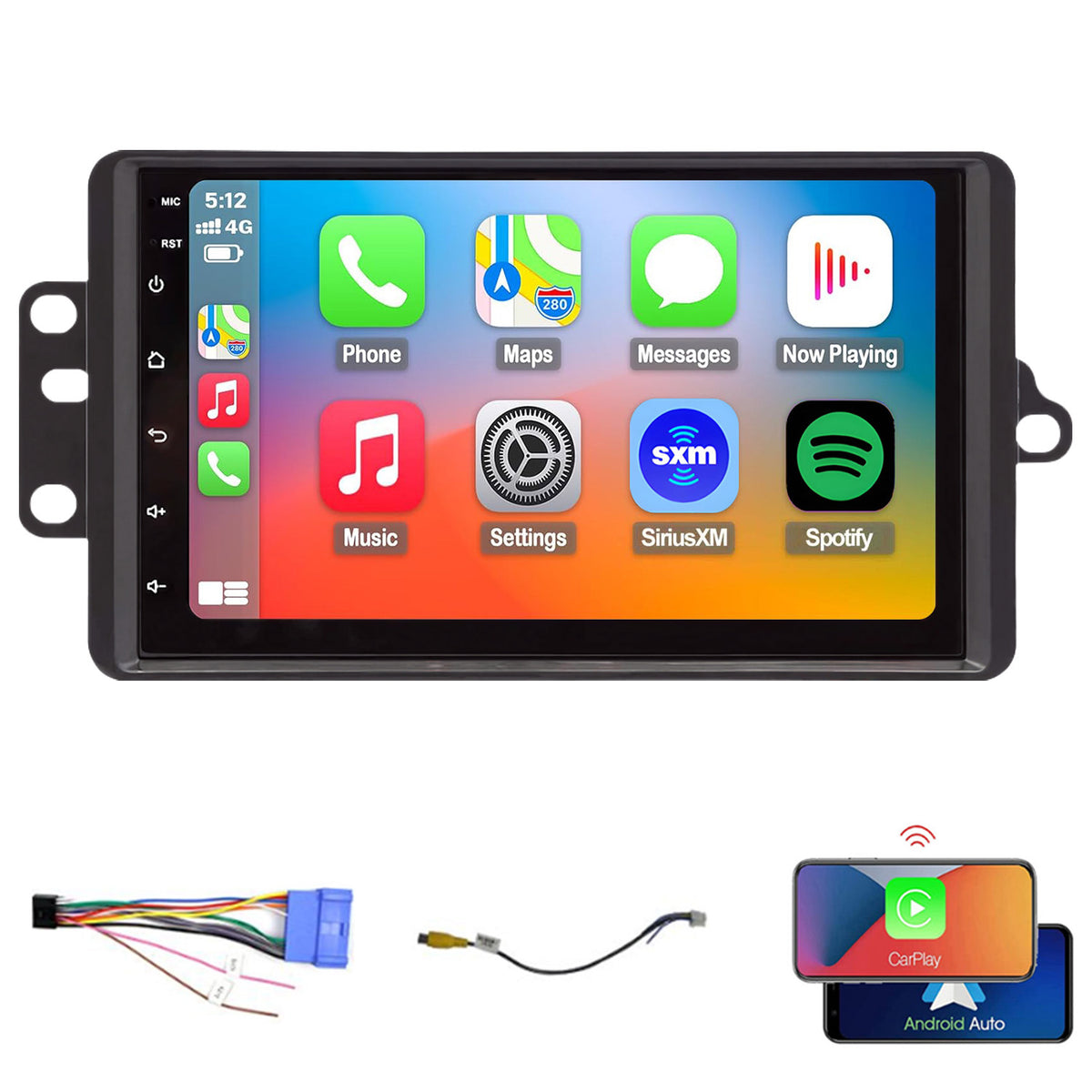 For Buick Park Avenue 1995-2005 Radio upgrade,7-inch QLED 8-Core CPU,touch screen Stereo,Wireless CarPlay & Android Auto,keep OEM Controls