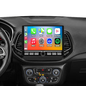 Jeep Compass Radio 2018-2021 Upgrade CarPlay Screen- 2018 2019 2020 2021 Topdisplay Upgrade Stereo Headunit Apple Carplay Android Auto Pantalla Estéreo