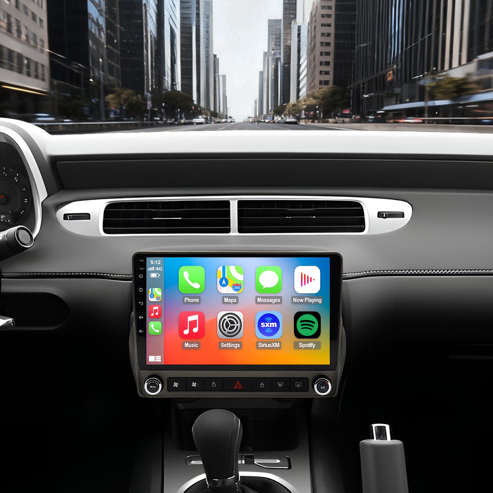 Chevy Camaro Radio upgrade 1996-2005 CarPlay Stereo Screen -Topdisplay 2010 2011 2012 2013 2014 2015 Chevrolet