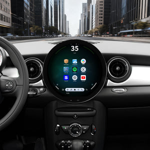 BMW MINI Radio upgrade 2007-2016 CarPlay Stereo Screen - Topdisplay 2007 2008 2009 2010 2011 2012 2013 2014 2015 2016 Replacement Headunit Apple Android Auto Accessories Pantalla Estéreo