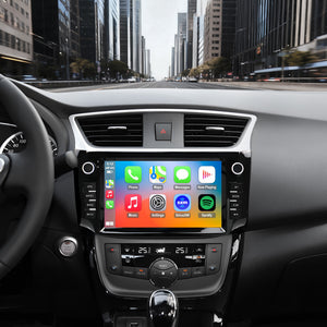 For Nissan Sentra 2013-2019 Radio upgrade,9-inch QLED 8-Core CPU,touch screen Stereo,Wireless CarPlay & Android Auto,keep OEM Controls
