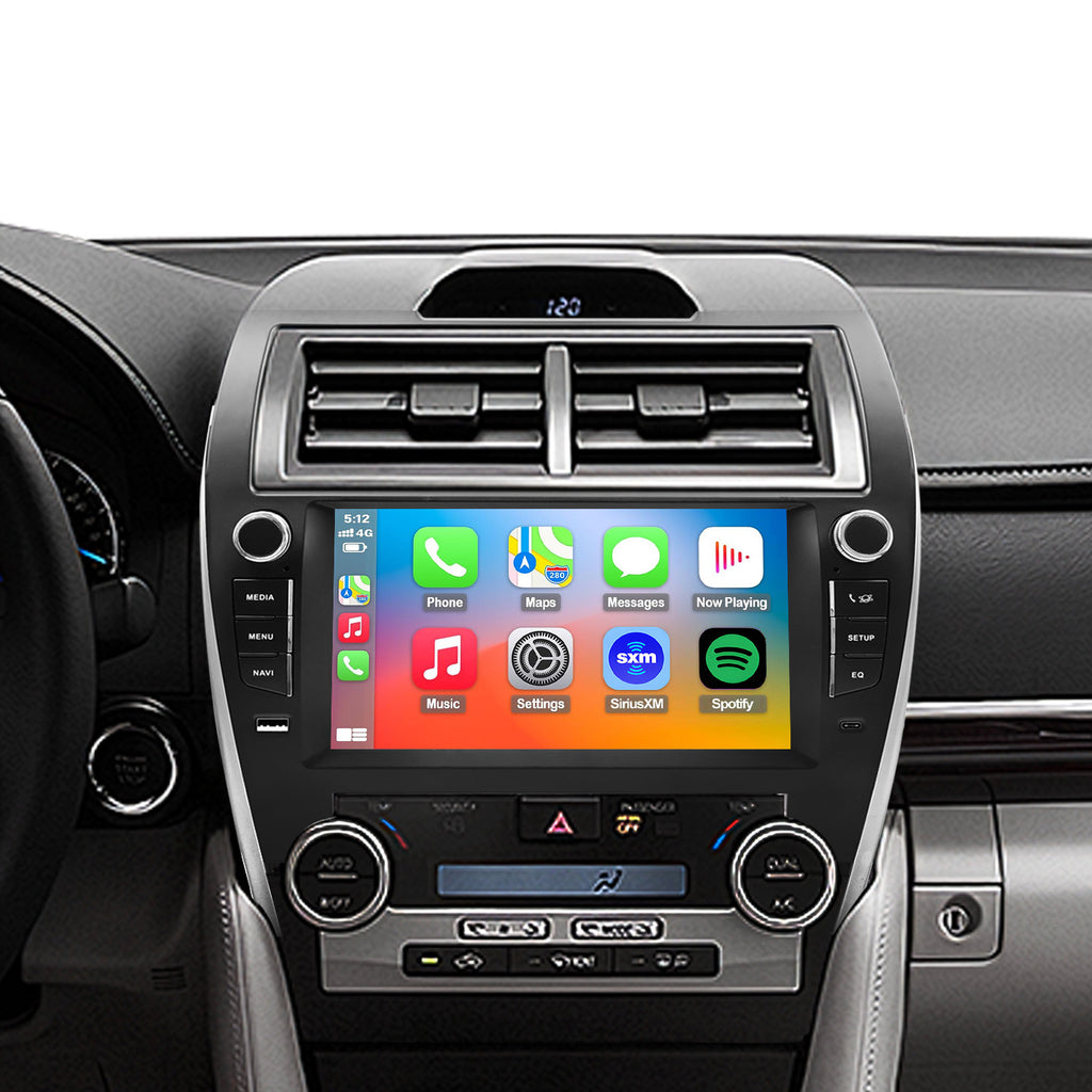 For Toyota Camry 2012-2014 Radio upgrade,9-inch QLED  8-Core CPU,touch screen Stereo,Wireless CarPlay & Android Auto,keep OEM Controls