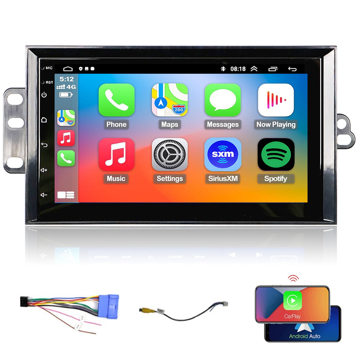 Buick LeSabre Radio upgrade 1995-1999 CarPlay Stereo Screen - Topdisplay 1995 1996 1997 1998 1999 Replacement Headunit Apple Android Auto Accessories Pantalla Estéreo