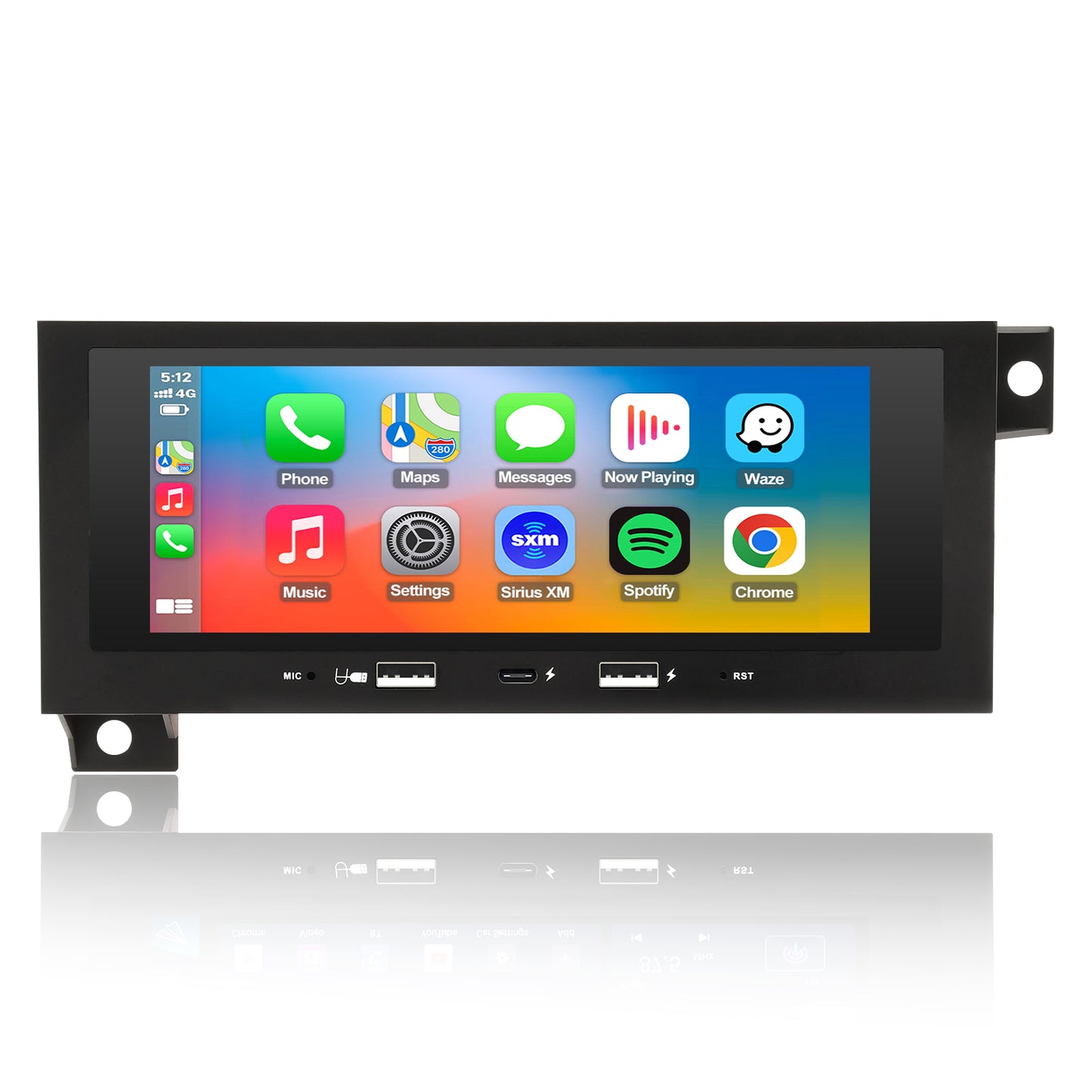 Dodge Dakota Stereo replacement 1997-2000 CarPlay Radio Screen-Topdisplay 1997 1998 1999 2000 Dakota Upgrade Headunit Apple Carplay Android Auto Accessories Pantalla Estéreo