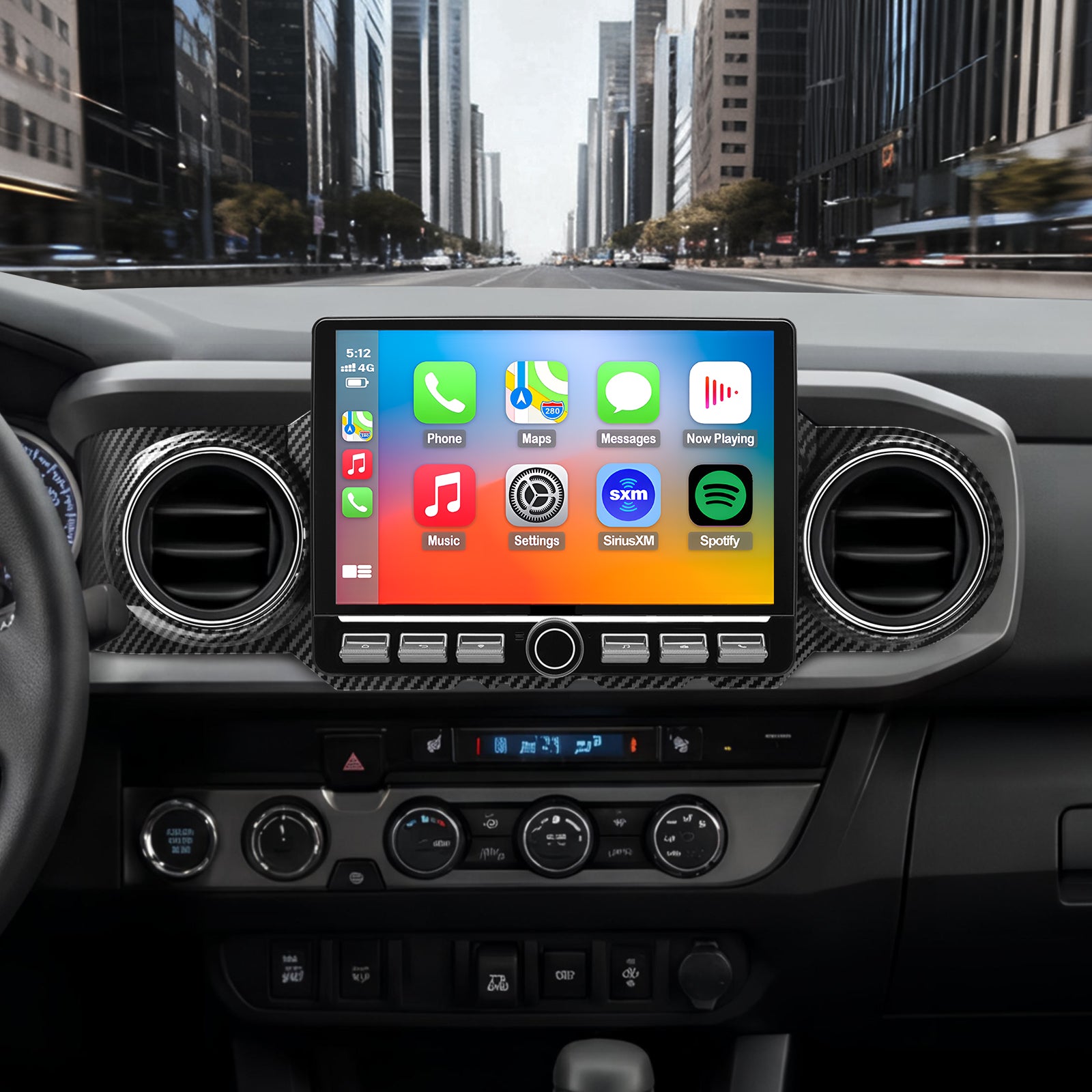 Toyota Tacoma radio 2016-2023 Upgrade CarPlay Screen- Topdisplay 2016 2017 2018 2019 2020 2021 2022 2023 Toyota Tacoma Upgrade Stereo Headunit Apple Carplay Android Auto Pantalla Estéreo