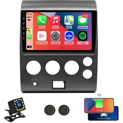 For Nissan Titan 2004-2007 Radio upgrade,9-inch QLED  8-Core CPU,touch screen Stereo,Wireless CarPlay & Android Auto,keep OEM Controls