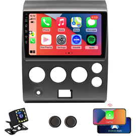 For Nissan Titan 2004-2007 Radio upgrade,9-inch QLED  8-Core CPU,touch screen Stereo,Wireless CarPlay & Android Auto,keep OEM Controls