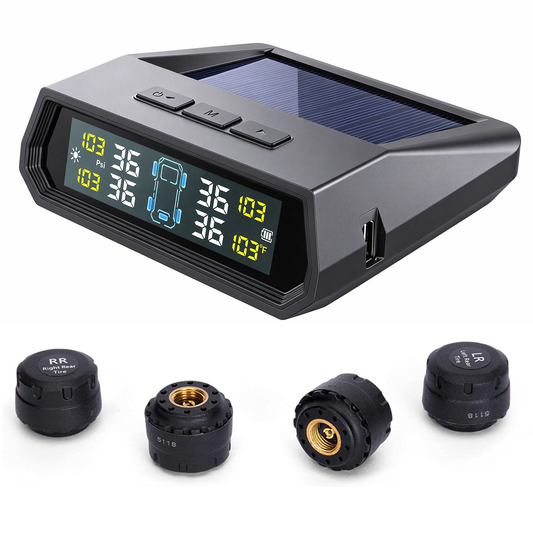 Topdisplay TM2 Tire Pressure Monitoring System, TPMS Set of 4 Sensors